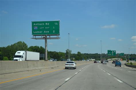 Interstate 35 North Overland Park To Kansas City Aaroads Kansas