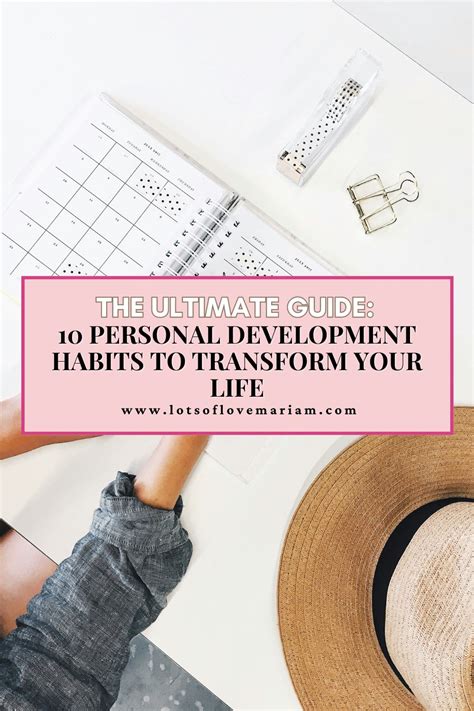 personal development habits   transform  life lots