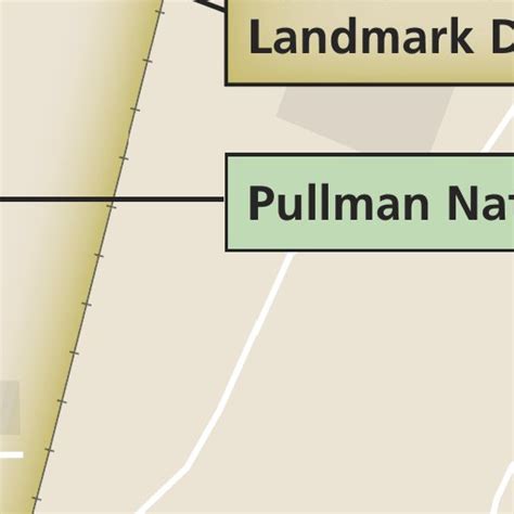 Pullman National Monument Map by US National Park Service | Avenza Maps