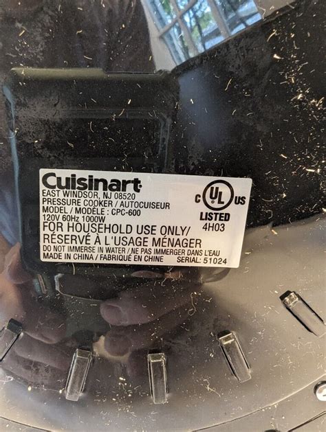 Cuisinart Cpc Electric Pressure Cooker Quart Capacity Watt