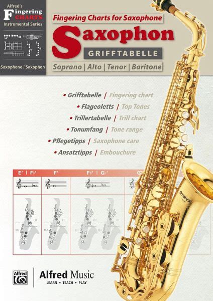 Grifftabelle Saxophon Fingering Charts Saxophone bei bücher de bestellen