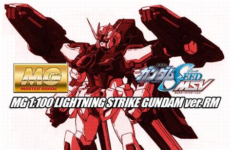 Art Rendering For Mg 1100 Lightning Strike Gundam Ver Rm China Red