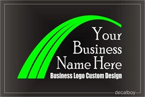 Business Logo Custom Design Decal