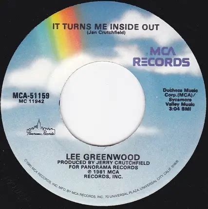 It Turns Me Inside Out - Lee Greenwood | 7inch | Recordsale