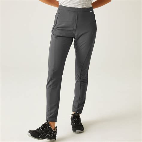 Women S Pentre Stretch Walking Trousers Seal Grey Regatta Uk