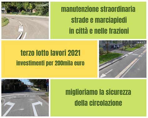 Manutenzione Straordinaria Strade E Marciapiedi Altri 200mila Euro Di