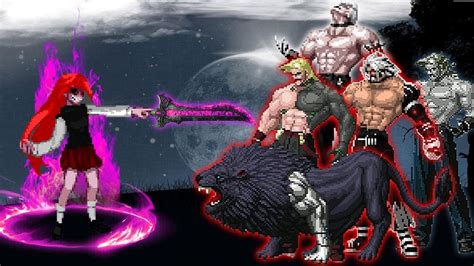 Mugen Kof Orochi Akiha Yagami Vs Omega Rugal Team Youtube