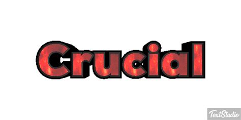 Crucial Word Animated GIF Logo Designs