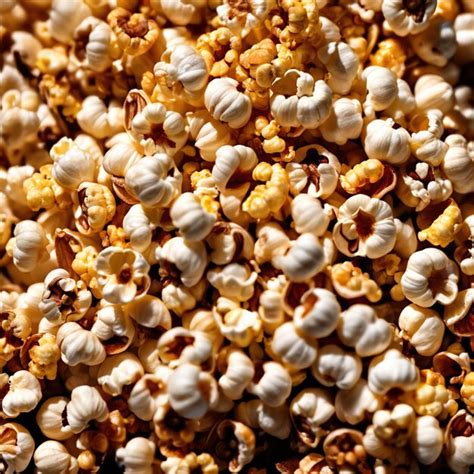 Premium Photo | Popcorn traditional snack of popped corn typicially ...