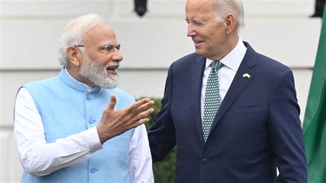 Tats Unis Diplomatie Joe Biden Et Narendra Modi Vantent La