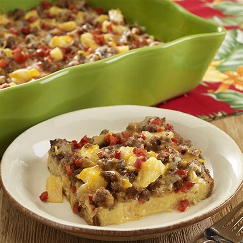 Hawaiian Sausage Breakfast Casserole | Ready Set Eat