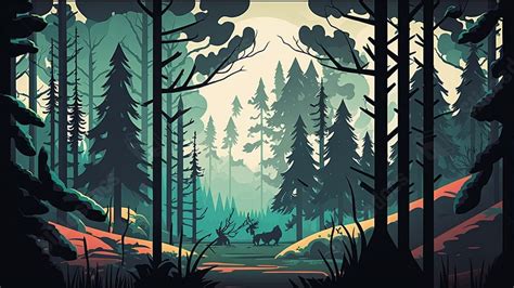 Forest Morning Powerpoint Background For Free Download - Slidesdocs