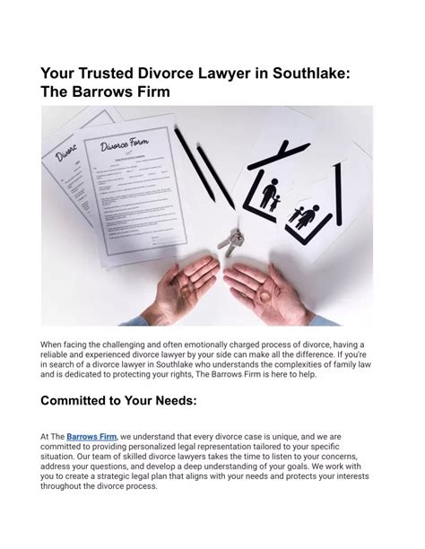 PPT Your Trusted Divorce Lawyer In Southlake The Barrows Firm