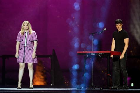 Photo Louane Emera et Florian Rossi Enregistrement de la 2ème