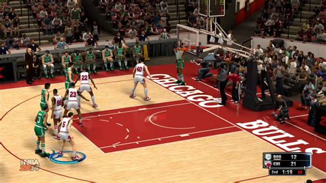 Nba 2k14 Gameplay 85 86 Boston Celtics Vs 85 86 Chicago Bulls