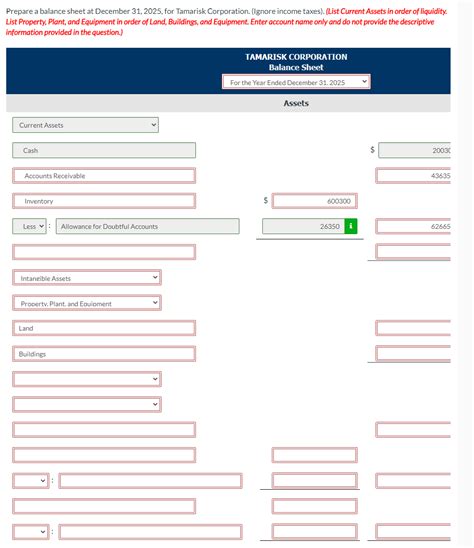 Solved Presented Below Is The Trial Balance Of Tamarisk Chegg