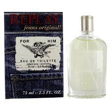 Replay Jeans Original For Him Eau De Toilette Ml Edt Spray Solippy