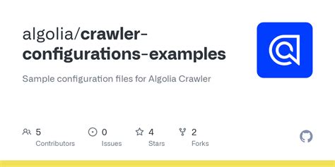 Github Algoliacrawler Configurations Examples Sample Configuration