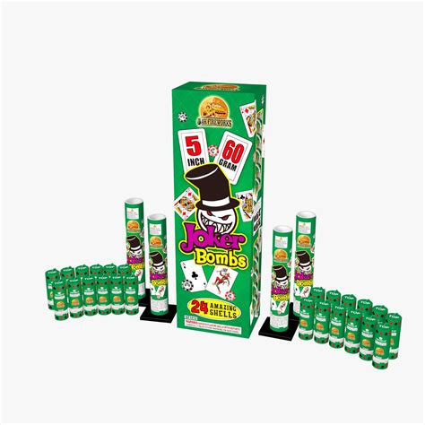JOKER BOMBS - 5" (24 SHELLS) - Freedom First Fireworks