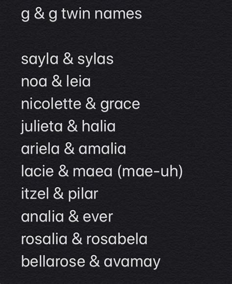 Favorite Twin Girl Names 💗💗 Best Character Names Cool Baby Names