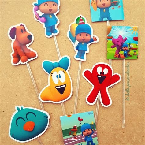 Topper Para Doces Pocoyo 50 Unidades Elo7 Produtos Especiais