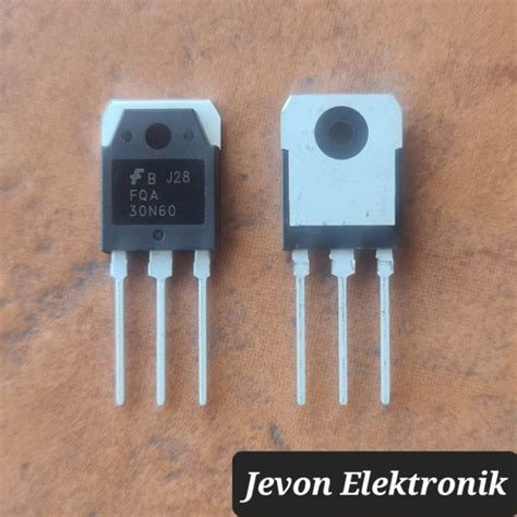 Jual IC Transistor Mosfet FQPF 30N60 C Kecil Besar 30N60C Shopee