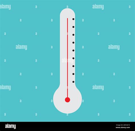 Thermometers Icon With Different Zones Vector Image Isolated On White