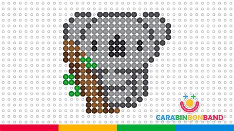 Tutoriales Perler Hama Beads Animales Koala Kawaii By Cara Bin Bon