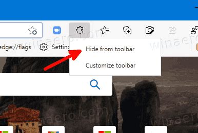 Enable Extensions Menu Button In Microsoft Edge Chromium