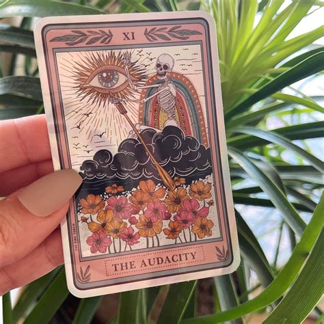 The Audacity Tarot Holographic Sticker The Pine Torch