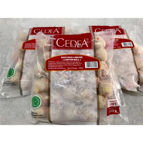 Jual Cedea Baso Lobster Lobster Ball 500gr Shopee Indonesia