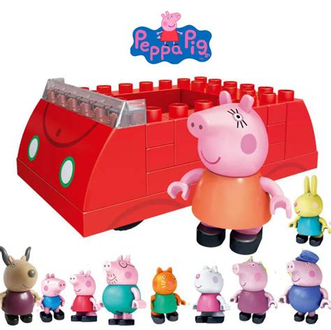 Genuine PEPPA PIG Building Block Juggle Toy Bulky Grain Bricks