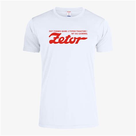 Zetor T Shirt Det Finnes Bare 2 Typer Traktor Ny Og Gammel Zetor