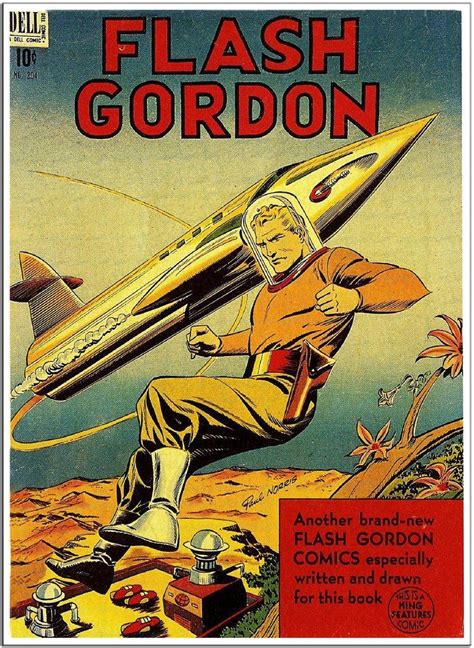 From £295 Flash Gordon Sci Fi Comic Book Cover April 1934 Sci Fi