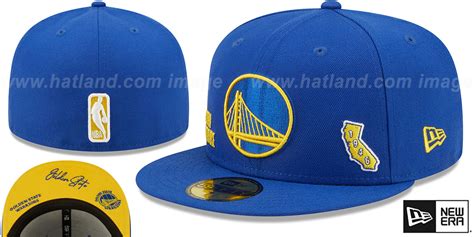 Golden State Warriors Triple Threat Identity Royal Fitted Hat