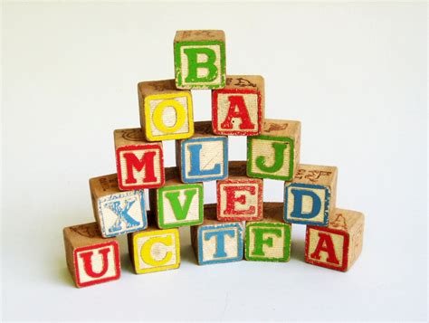 Wooden Block Alphabet Free Printable Cards Adventure
