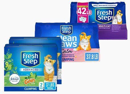 FRESH STEP Lightweight Extreme Febreze Scented Clumping Clay Cat Litter