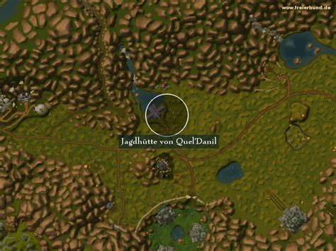 Jagdhütte Von Queldanil Landmark Map And Guide Freier Bund World Of Warcraft