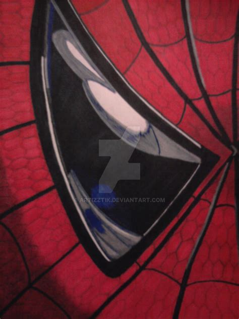 Spider Man Eye By Artizztik On Deviantart