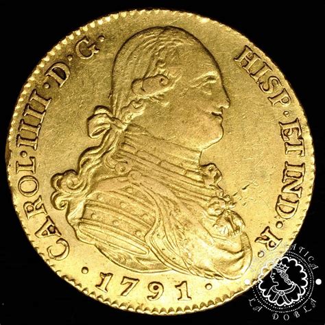 Spain Carlos IV 1788 1808 4 Escudos 1791 Madrid MF Catawiki