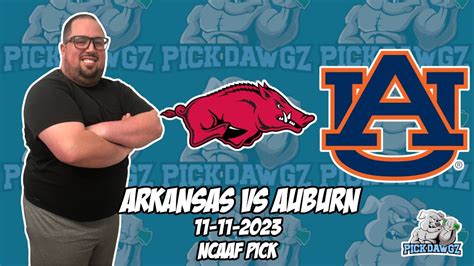 Arkansas Vs Auburn 11 11 23 Free College Football Picks And Predictions Week 10 Ncaaf Youtube