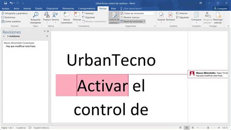 Como Sacar Control De Cambios En Word Image To U