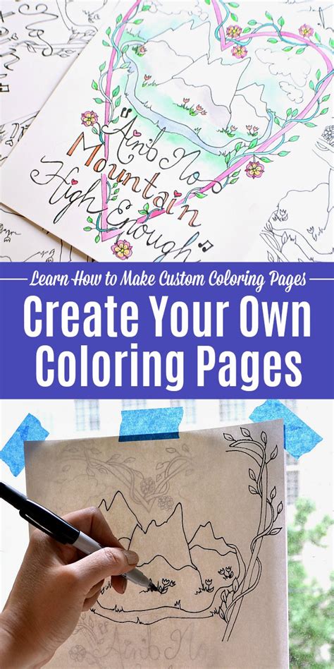 Collection Of How To Make Coloring Pages Free Printable