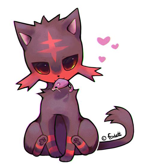 Litten By Foxlett On Deviantart