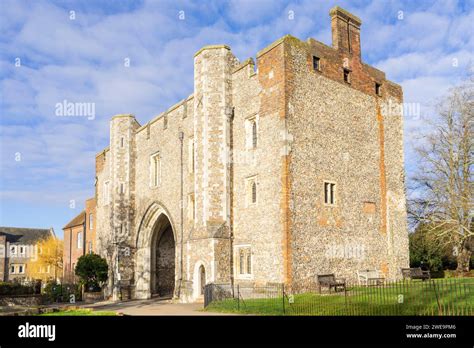 St Albans The Abbey Gateway The Great Gateway Of The Monastery Part Of