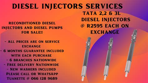 Tata Xenon 22 And 3ldiesel Injectors For Sale On Exchange Or To Recon