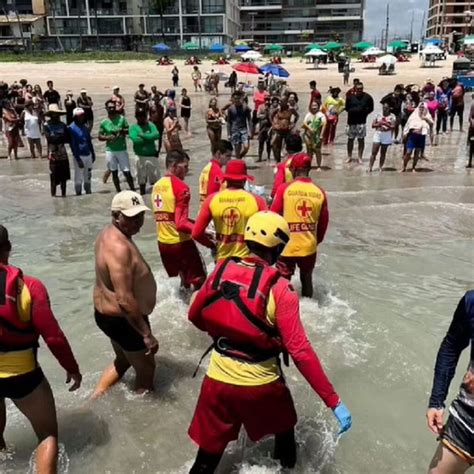 Adolescente de CG é resgatado após se afogar em praia de Cabedelo PB