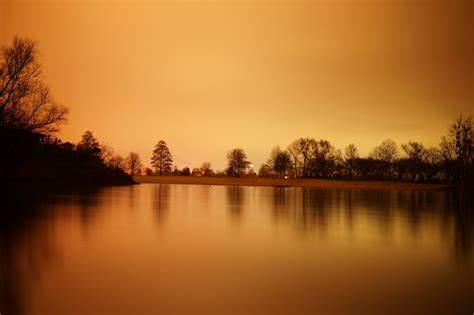 Lago Parque Atardecer Foto Gratis En Pixabay Pixabay