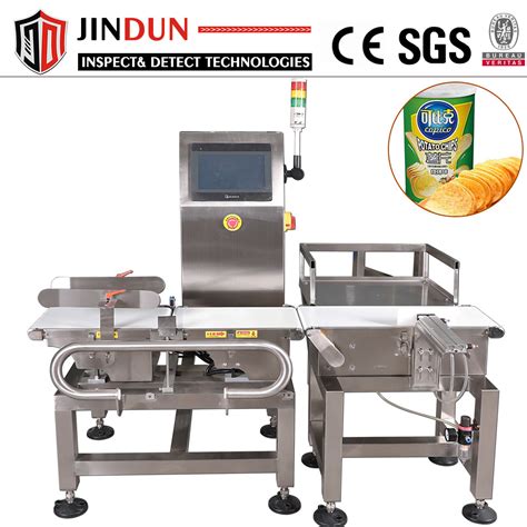 High Accuracy Automatic Weighing Scale Checkweigher For Food Processing