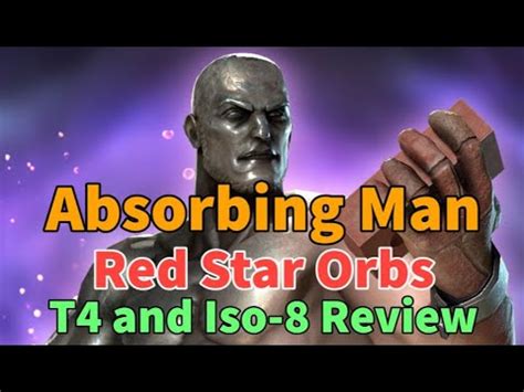 Absorbing Man Red Star Orbs T Iso Review Masters Of Evil Team